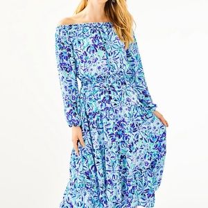 Lilly Pulitzer off-shoulder dress